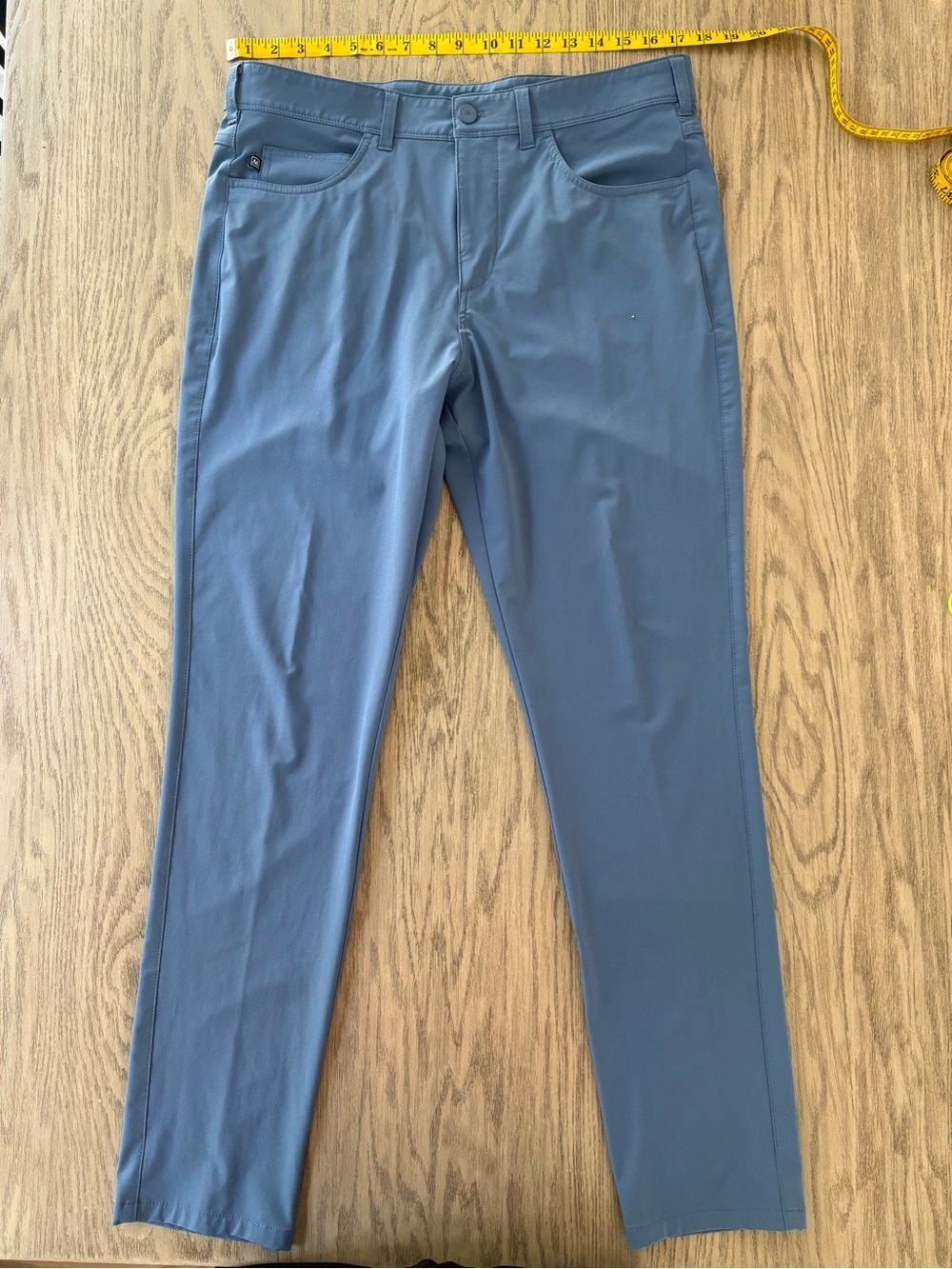 Mizzen+Main Slate Blue Performance Chinos 33x32